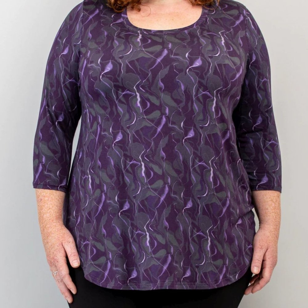 Blue Sky Clothing 3/4 Length Jazz Tank - Mystique 4X